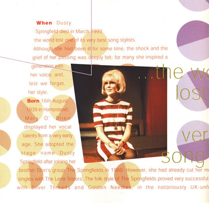 Dusty Springfield : Classic Dusty Springfield (Compilation,Remastered)