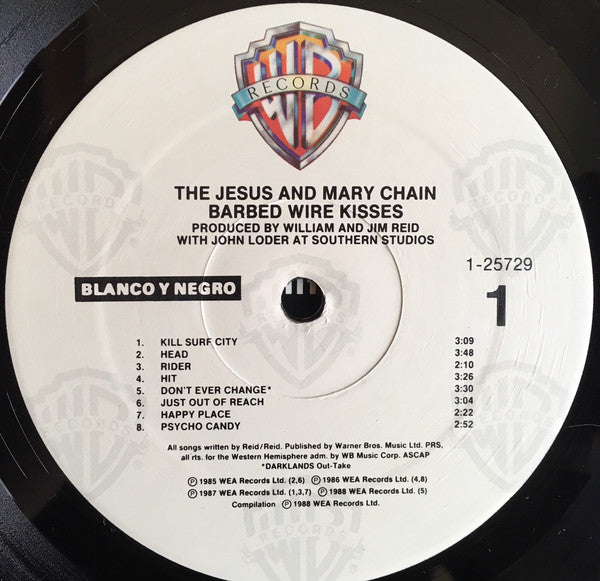 Jesus And Mary Chain, The : Barbed Wire Kisses (B-Sides And More) (LP,Compilation)