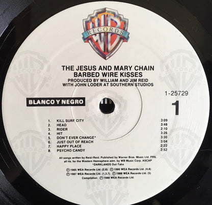 Jesus And Mary Chain, The : Barbed Wire Kisses (B-Sides And More) (LP,Compilation)
