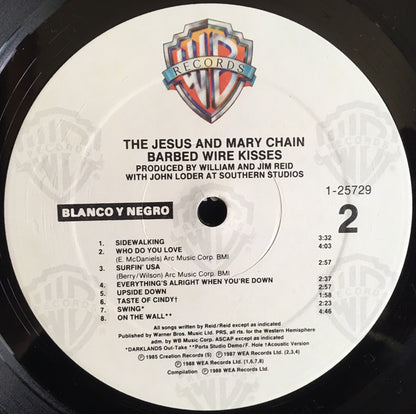 Jesus And Mary Chain, The : Barbed Wire Kisses (B-Sides And More) (LP,Compilation)