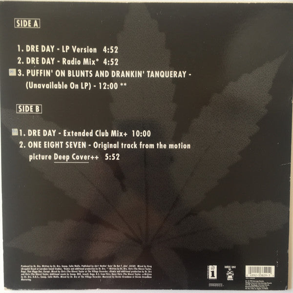 Dr. Dre : Dre Day (12",33 ⅓ RPM)