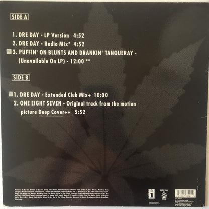 Dr. Dre : Dre Day (12",33 ⅓ RPM)
