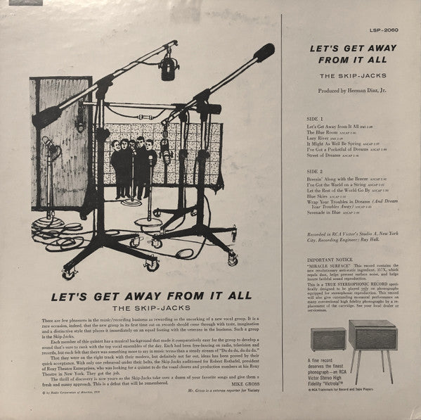 Skip-Jacks, The : Let's Get Away From It All (LP,Stereo)