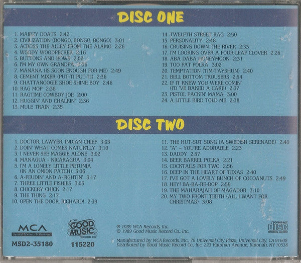 Various : Mairzy Doats 44 Wacky Hits (Compilation,Reissue)