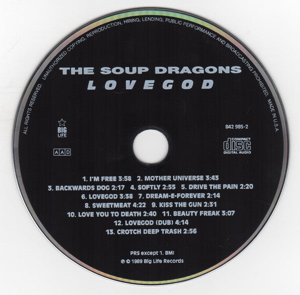 Soup Dragons, The : Lovegod (Album)