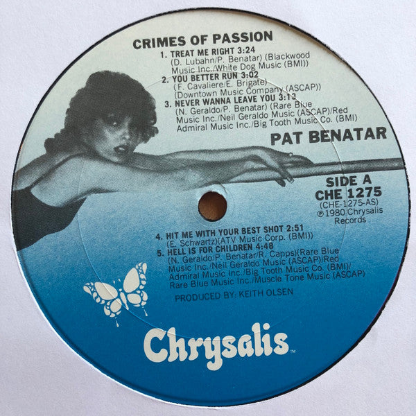 Pat Benatar : Crimes Of Passion (LP,Album)