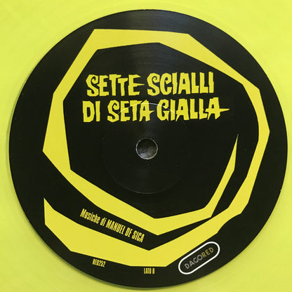 Manuel De Sica : Sette Scialli Di Seta Gialla (Colonna Sonora Originale) (LP,Album,Limited Edition)