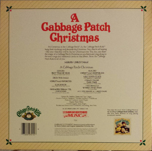 Cabbage Patch Kids : A Cabbage Patch Christmas (LP)