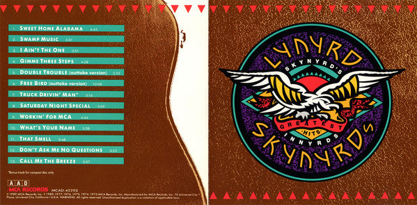 Lynyrd Skynyrd : Skynyrd's Innyrds - Their Greatest Hits (Compilation)