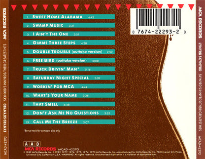 Lynyrd Skynyrd : Skynyrd's Innyrds - Their Greatest Hits (Compilation)