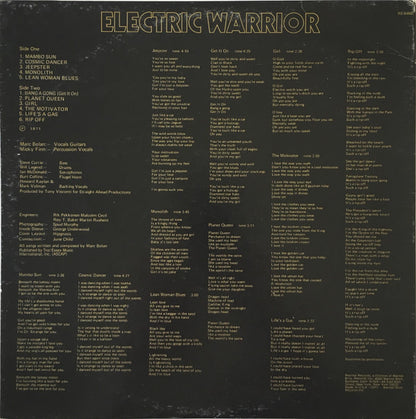 T. Rex : Electric Warrior (LP,Album,Reissue)