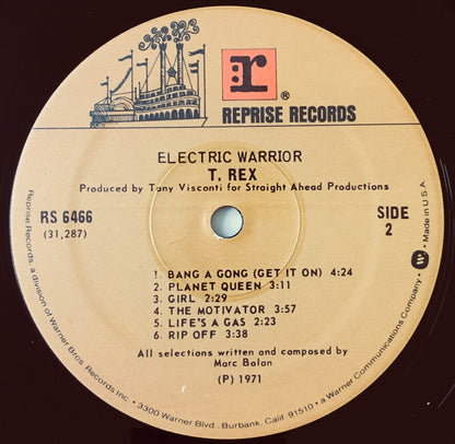 T. Rex : Electric Warrior (LP,Album,Reissue)