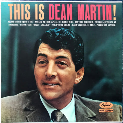 Dean Martin : This Is Dean Martin! (LP,Album,Mono)