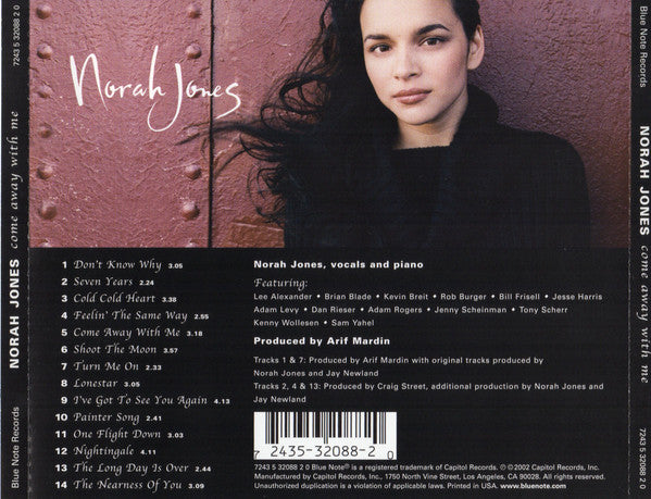 Norah Jones : Come Away With Me (Album)