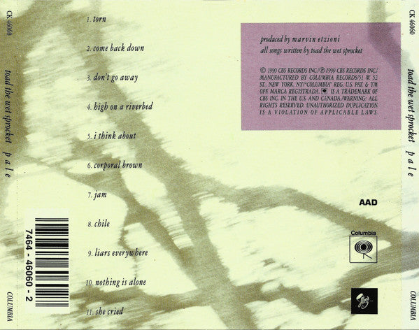 Toad The Wet Sprocket : Pale (Album,Repress,Stereo)