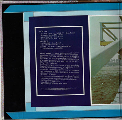 Keith Jarrett : Fort Yawuh (LP,Album,Quadraphonic)