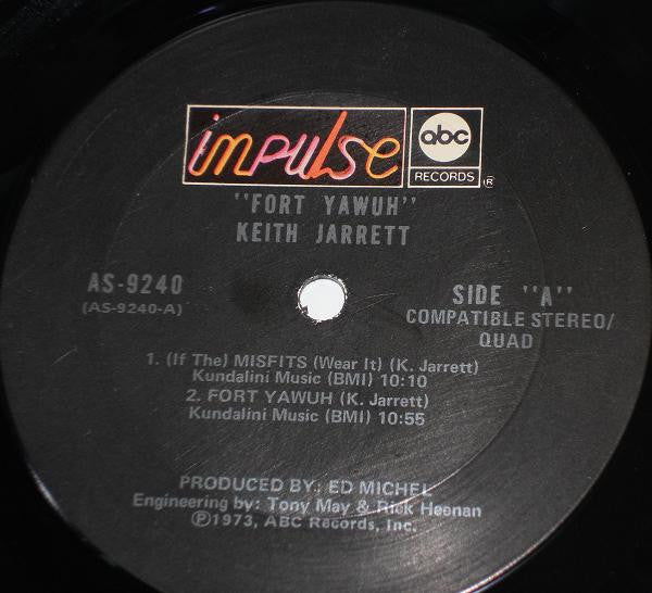 Keith Jarrett : Fort Yawuh (LP,Album,Quadraphonic)