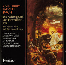 Carl Philipp Emanuel Bach – Uta Schwabe, Christoph Genz, Stephan Genz, Ex Tempore, La Petite Bande, Sigiswald Kuijken : Die Auferstehung Und Himmelfahrt Jesu (Album)