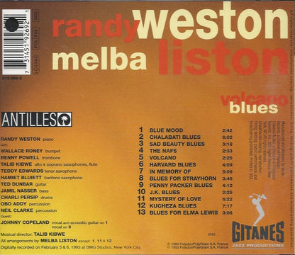 Randy Weston, Melba Liston : Volcano Blues (Album)