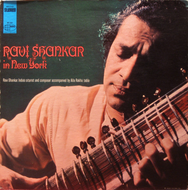 Ravi Shankar, Alla Rakha : Ravi Shankar In New York (LP,Album,Stereo)