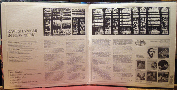 Ravi Shankar, Alla Rakha : Ravi Shankar In New York (LP,Album,Stereo)