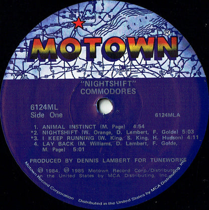Commodores : Nightshift (LP,Album)