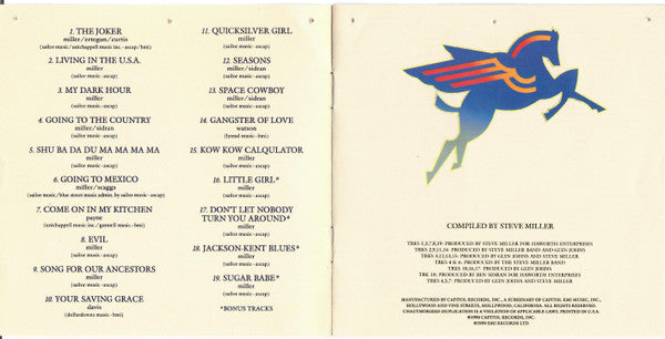 Steve Miller Band : The Best Of 1968-1973 (Compilation,Reissue)