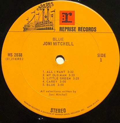 Joni Mitchell : Blue (LP,Album,Stereo)