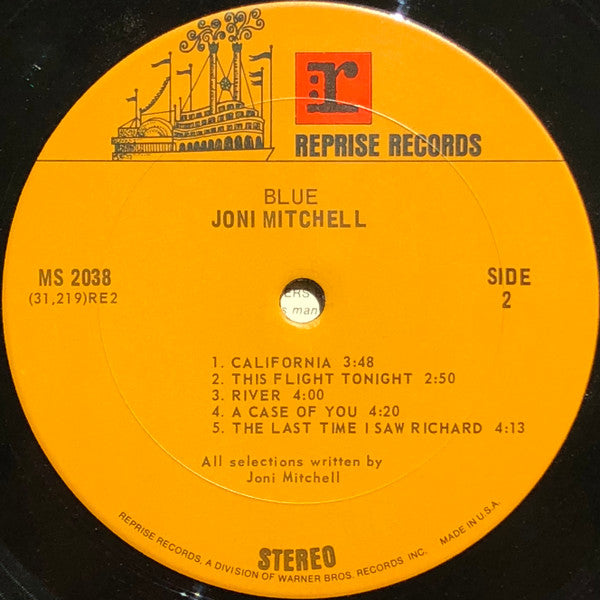 Joni Mitchell : Blue (LP,Album,Stereo)