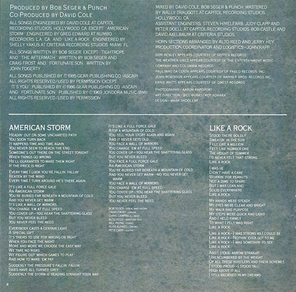 Bob Seger And The Silver Bullet Band : Like A Rock (Album)