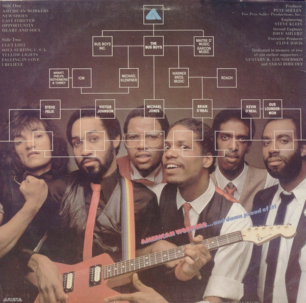 Bus Boys, The : American Worker (LP,Album)