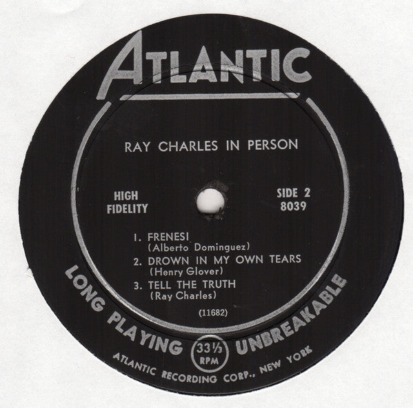 Ray Charles : Ray Charles In Person (LP,Mono,Album)