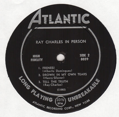 Ray Charles : Ray Charles In Person (LP,Mono,Album)