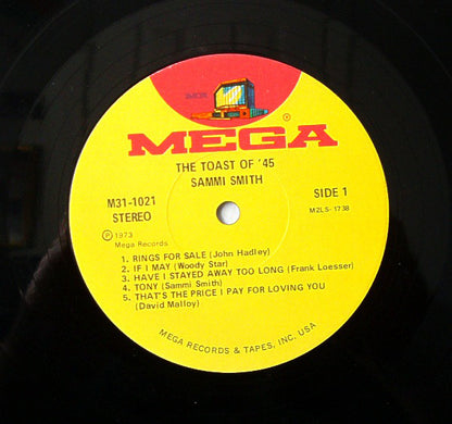 Sammi Smith : The Toast Of '45 (LP,Album,Stereo)