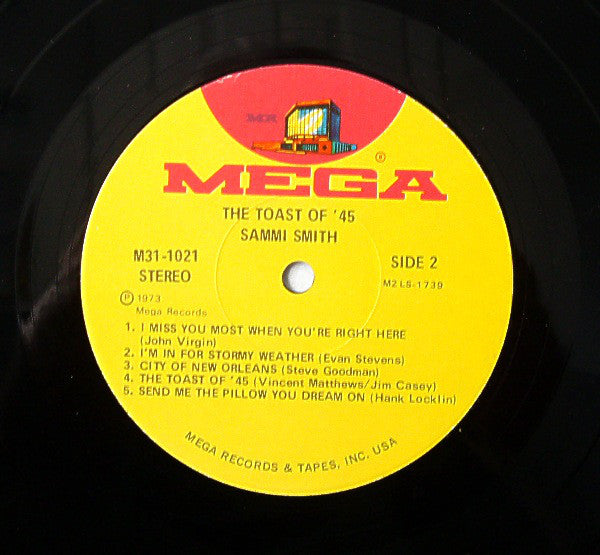 Sammi Smith : The Toast Of '45 (LP,Album,Stereo)