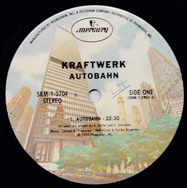 Kraftwerk : Autobahn (LP,Album,Repress)