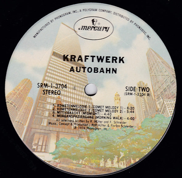 Kraftwerk : Autobahn (LP,Album,Repress)