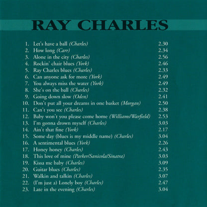 Ray Charles : Ray Charles (Compilation,Remastered)
