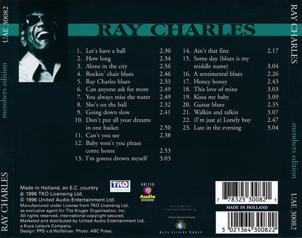 Ray Charles : Ray Charles (Compilation,Remastered)