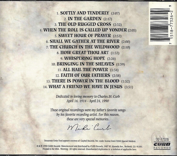 Tennessee Ernie Ford : All-Time Greatest Hymns (Compilation)