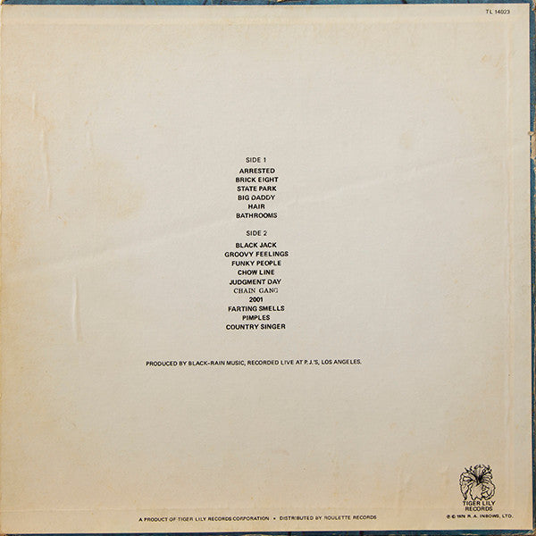 Richard Pryor : L.A. Jail (LP,Album)