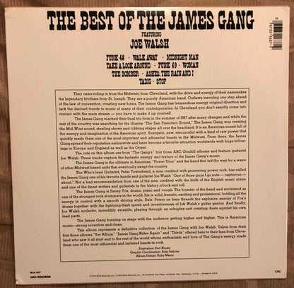 James Gang Featuring Joe Walsh : The Best Of The James Gang Featuring Joe Walsh (LP,Compilation,Club Edition,Reissue)