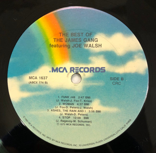 James Gang Featuring Joe Walsh : The Best Of The James Gang Featuring Joe Walsh (LP,Compilation,Club Edition,Reissue)