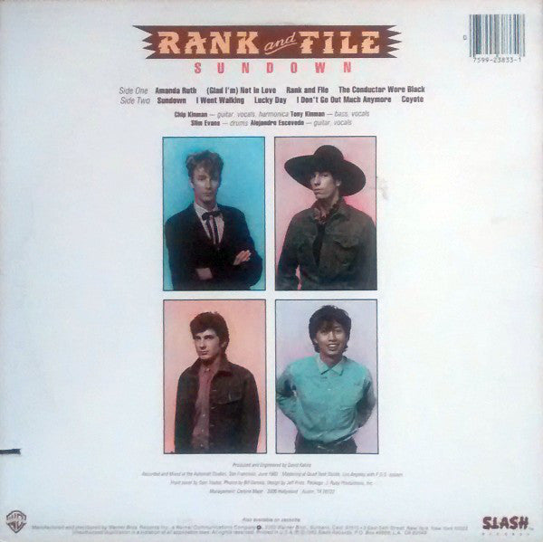 Rank & File : Sundown (LP,Album,Reissue)