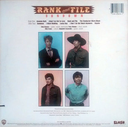 Rank & File : Sundown (LP,Album,Reissue)