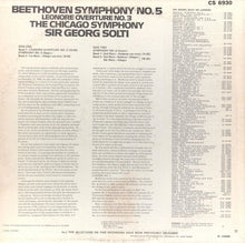 Ludwig van Beethoven, Chicago Symphony Orchestra, The, Georg Solti : Symphony No. 5 / Leonore Overture No. 3 (LP,Club Edition,Reissue,Stereo)