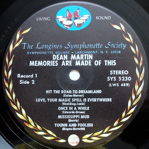 Dean Martin : Memories Are Made Of This: A Treasury Of Dean Martin (LP,Compilation,Stereo)