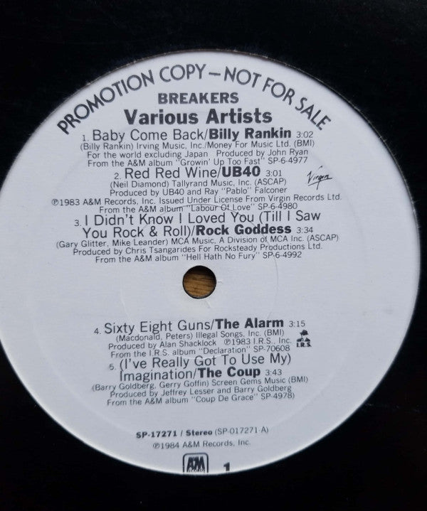 Various : Breakers (LP,45 RPM,Promo)