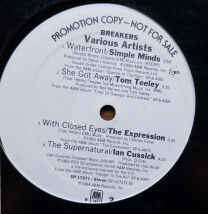 Various : Breakers (LP,45 RPM,Promo)