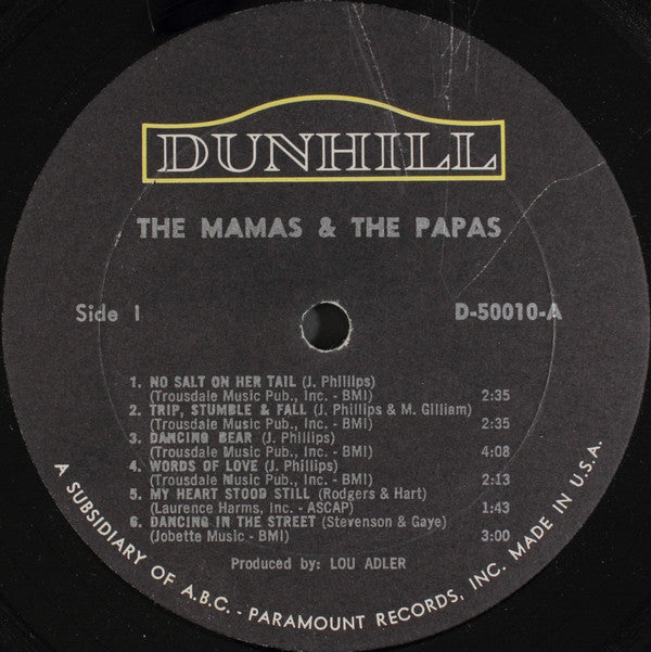 Buy Mamas & The Papas, The : The Mamas & The Papas (LP,Album,Mono) now ...